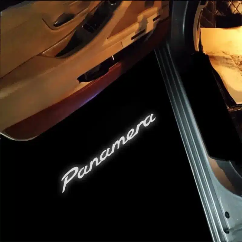 Porsche Panamera Door Lights Logo - Image 2