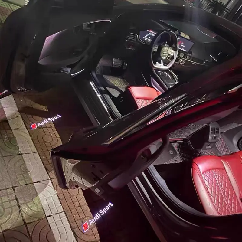 Audi Sport Door Light| Audi Sport Door Light Audi Sport Door Lights Installed on the door