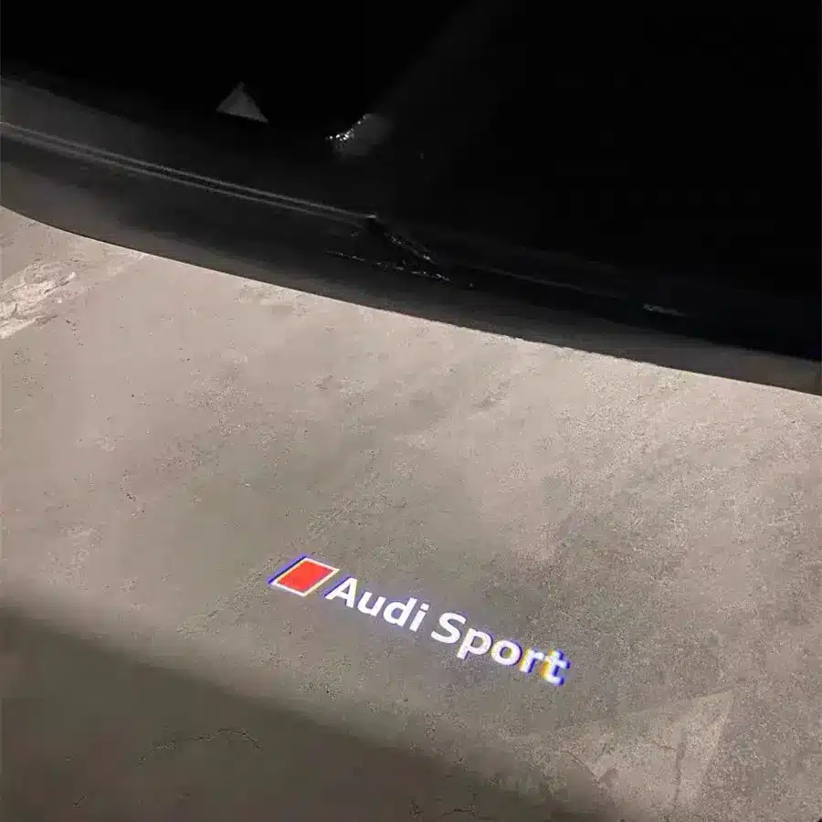 Audi Sport Door Light| Audi Sport Door Light Audi Sport Door Projector-Quartz Glass Lens