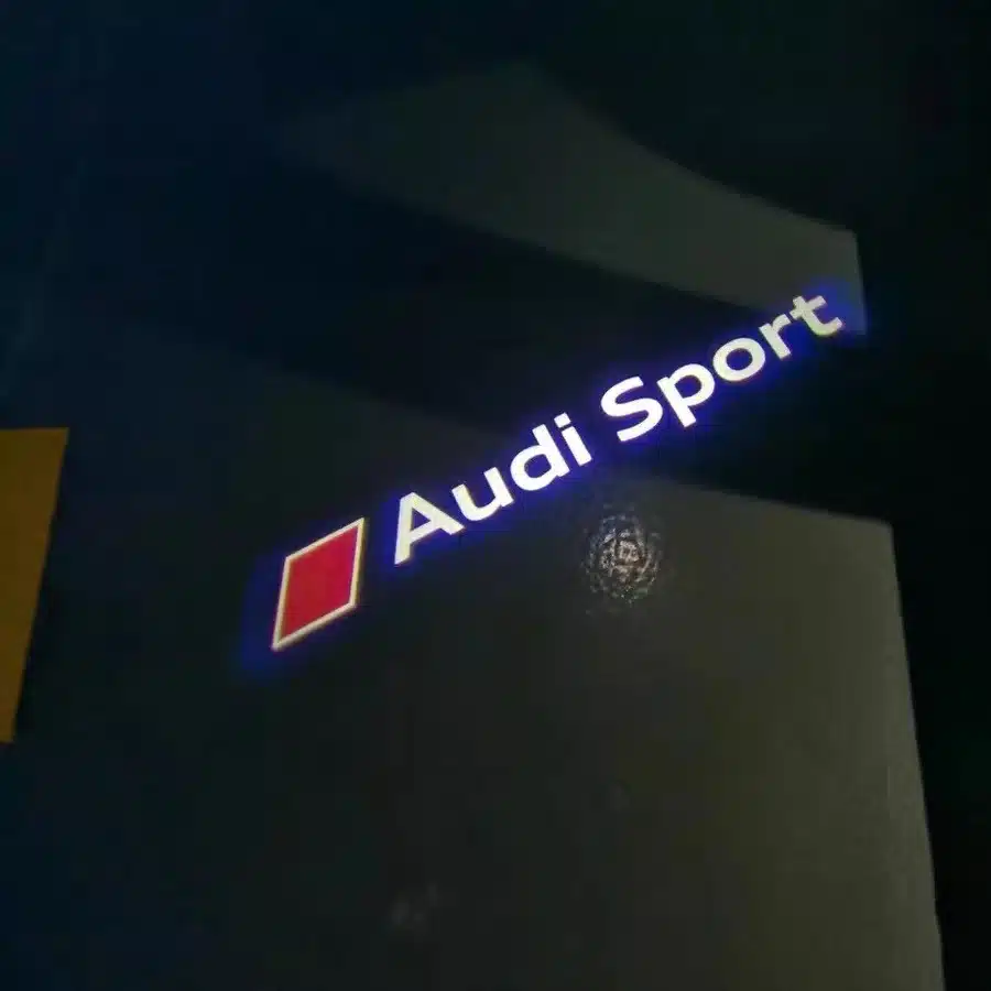 Audi Sport Door Light| Audi Sport Door Light Audi Sport Door lights-Night View