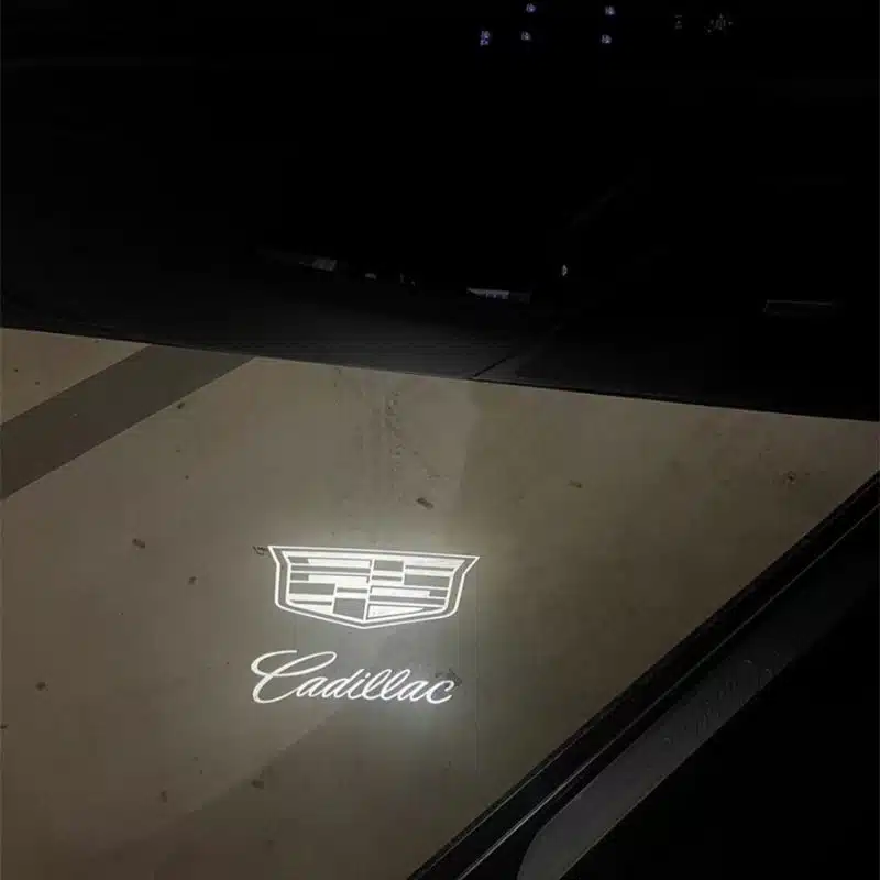Cadillac Door Light Logo