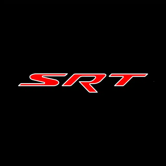 thumbnail image 2 of 2x White SRT HD LED Door Projector Lights For Dodge Charger 2006-2021 – Multicolor 2 of 4