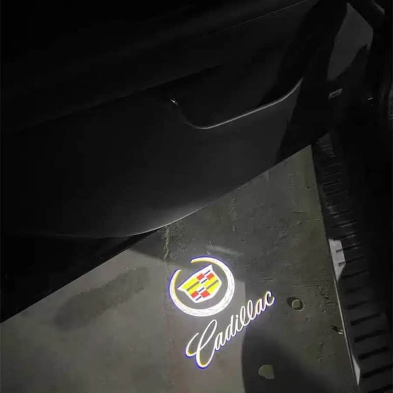 Cadillac Door Logo Lights