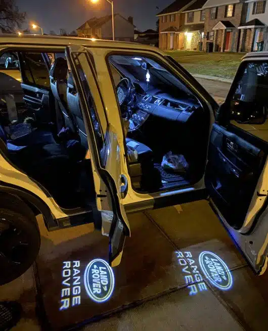 range rover door lights| 2Pcs/Set LED Range Rover Door Lights Range Rover Door Lights