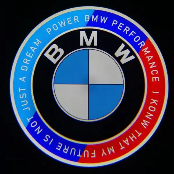 bmw 50th anniversary light| BMW 50th Anniversary Light BMW 50th anniversary door lights — special edition badge projection