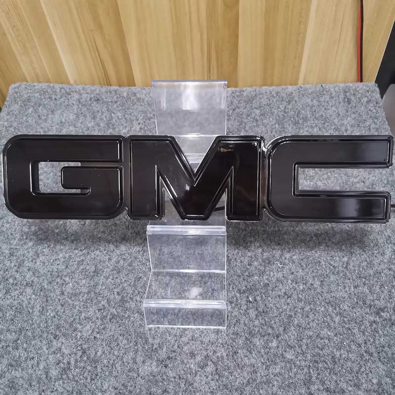 GMC light up grille emblem| LED GMC Light Up Grille Emblem GMC LED Grill Emblem-Black