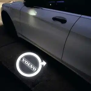 Volvo Puddle Lights- project the Volvo logo on the ground, creating a modern and sleek atmosphere.