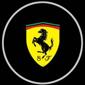 Ferrari Door Logo Lights