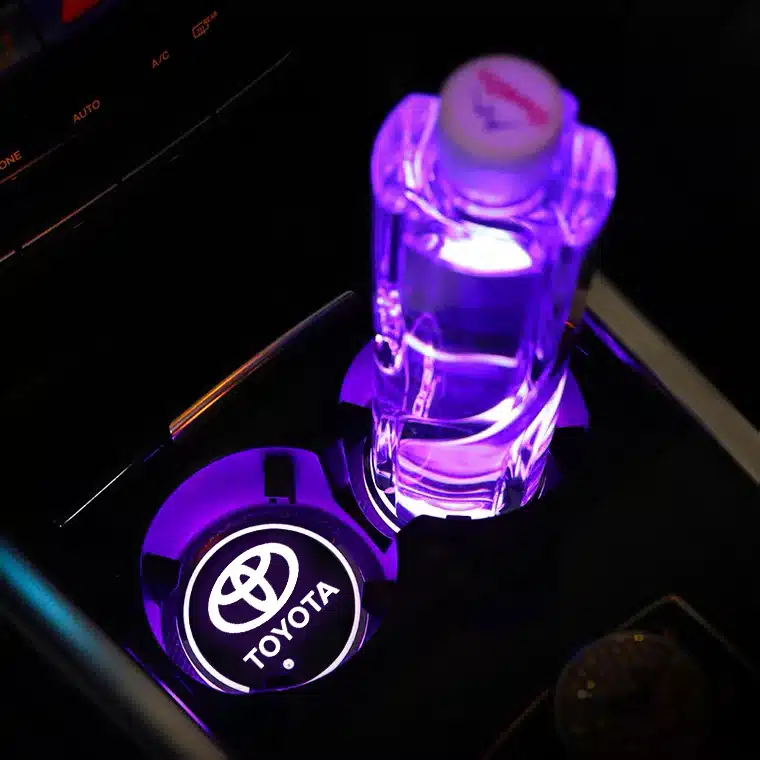 Toyota Cup Holder| 7 Colors LED Cup Holder Lights For Toyota Toyota Cup Holder Lights