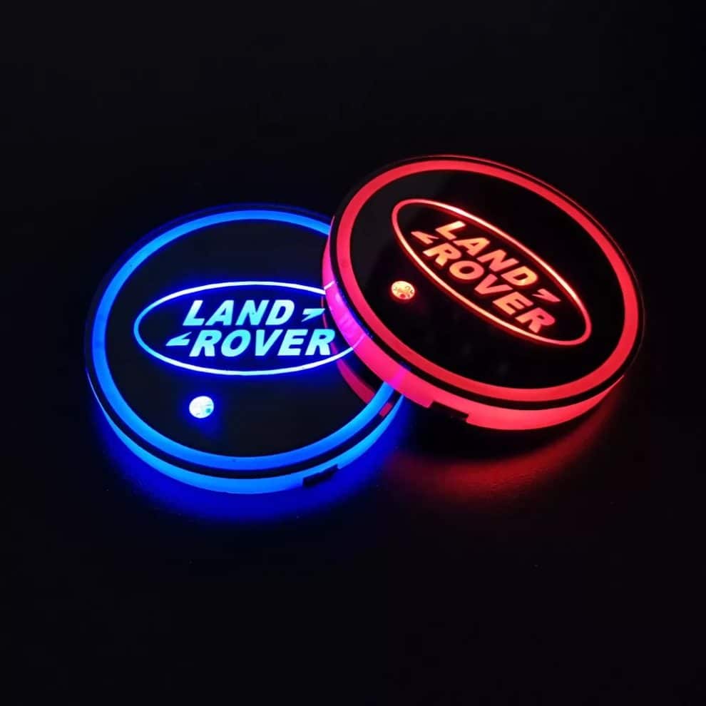 LED Land Rover Cup Holder Lights | CarLightsLogo