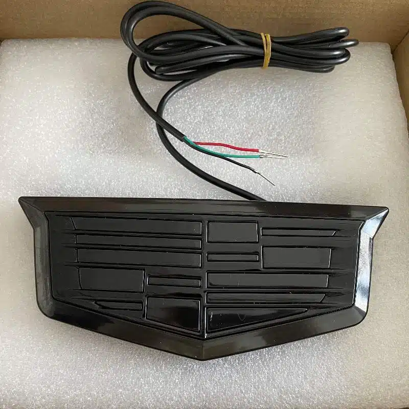 Cadillac CTS Light Up Emblem| LED Cadillac CTS Light Up Emblem(2016-2019) black Cadillac CTS rear Light Up Emblem