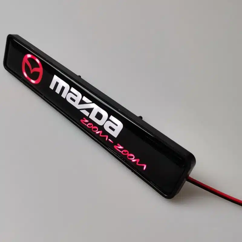Mazda LED Front Emblem| Illuminated Mazda LED Front Emblem For Grill Mazda LED Grille Emblem