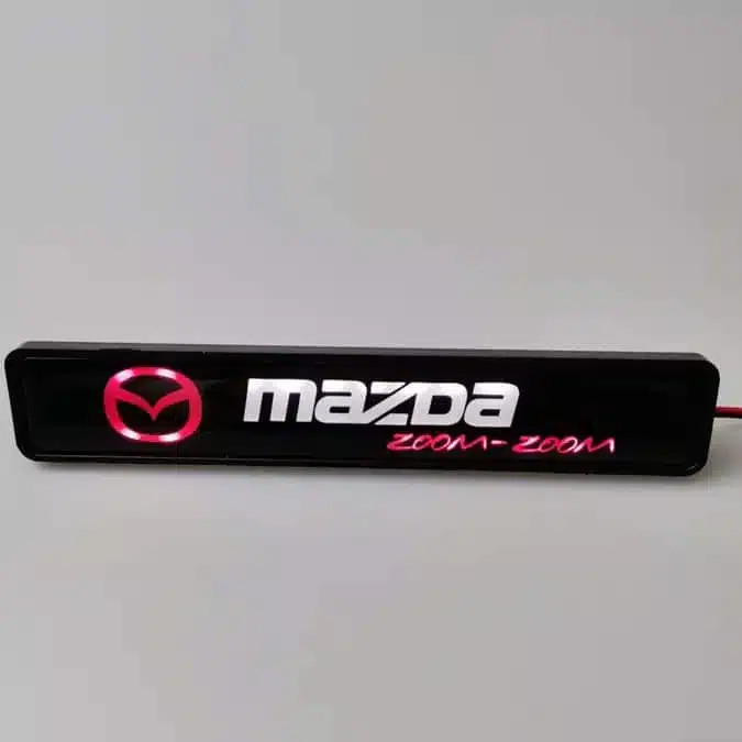 Mazda LED Front Emblem| Illuminated Mazda LED Front Emblem For Grill Mazda LED Front Emblem