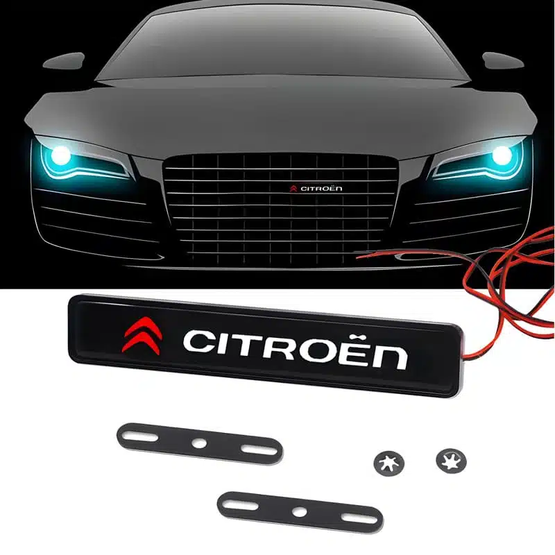 Citroen LED Emblem| Illuminated Citroen LED Grille Emblem Citroen LED Grille Emblem