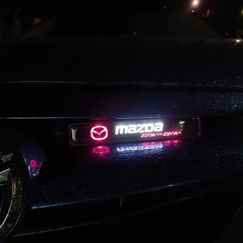 Mazda LED Front Emblem| Illuminated Mazda LED Front Emblem For Grill Mazda LED Grille Emblem