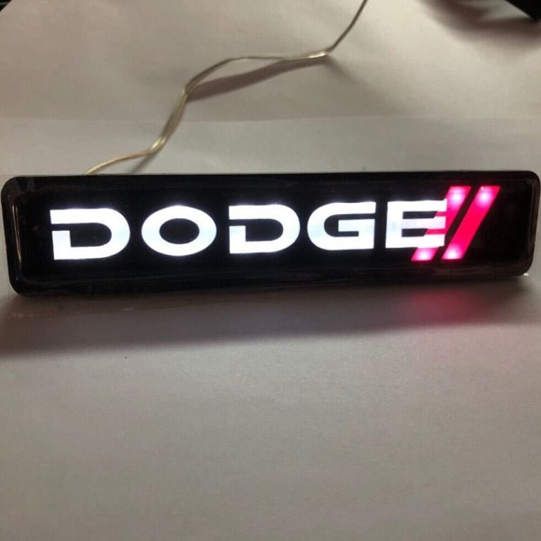 Illuminated LED Dodge Emblem for Grill| CarLightsLogo