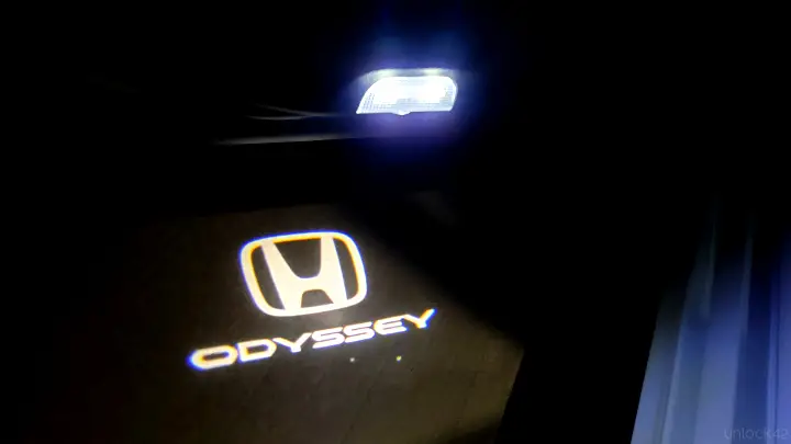 Honda Odyssey Door Lights Installed