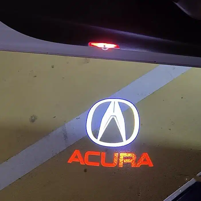 Quartz Glass Lens Acura Door Lights