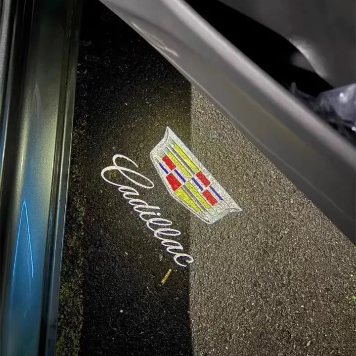 Quartz Glass lens Cadillac Door Lights
