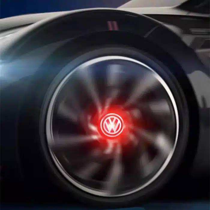 Self-leveling Floating Center Caps that stay upright while driving.