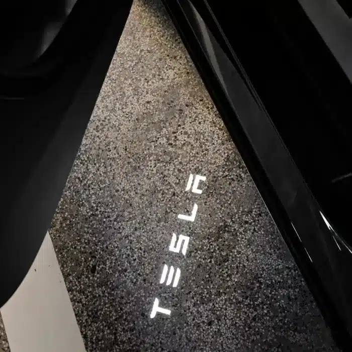 Tesla Door Lights for Model 3, Model Y, Model S, and Model X.